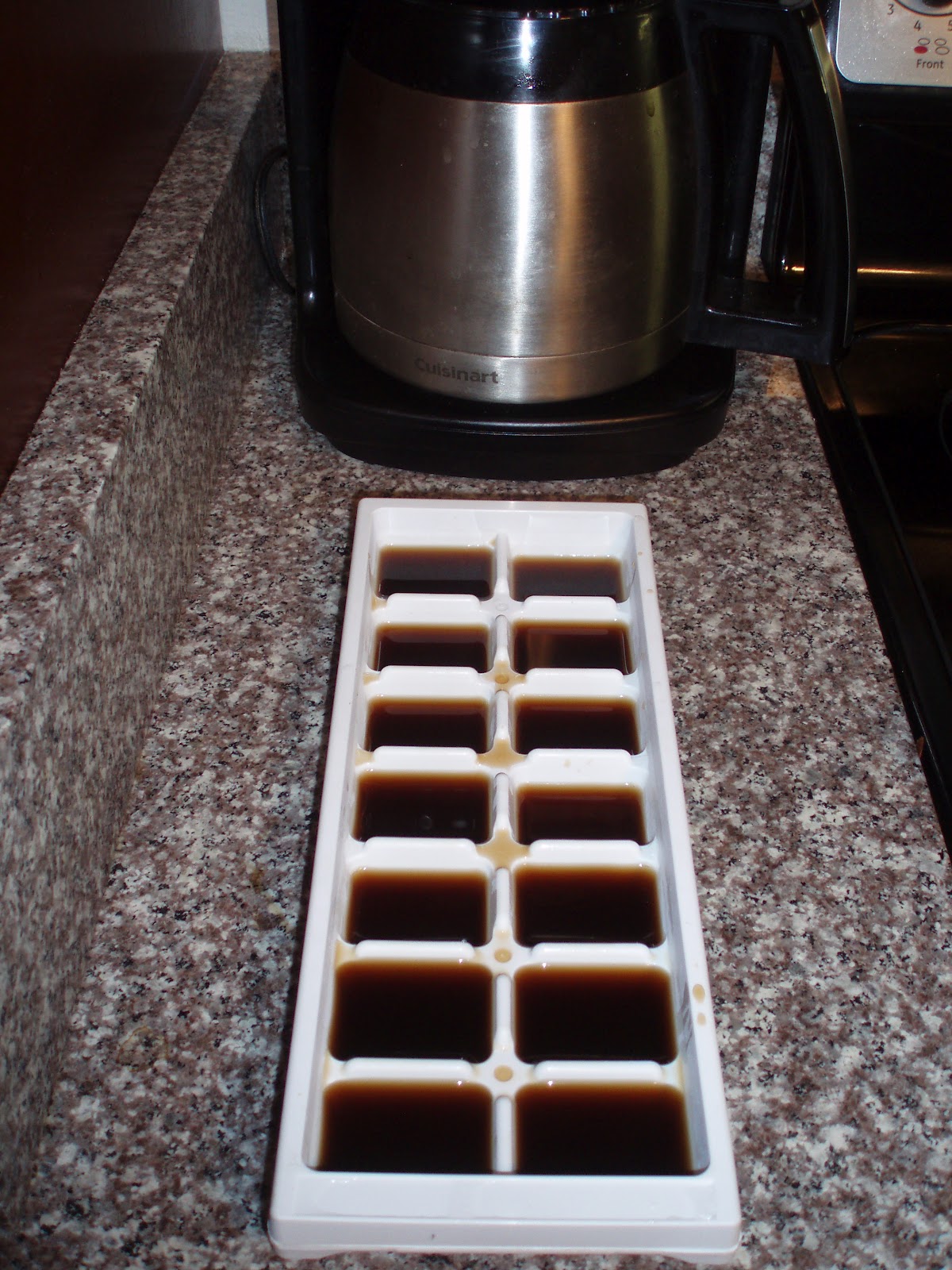 unBearablyGood Almond Milk over Coffee Ice Cubes {AKA Heaven}!