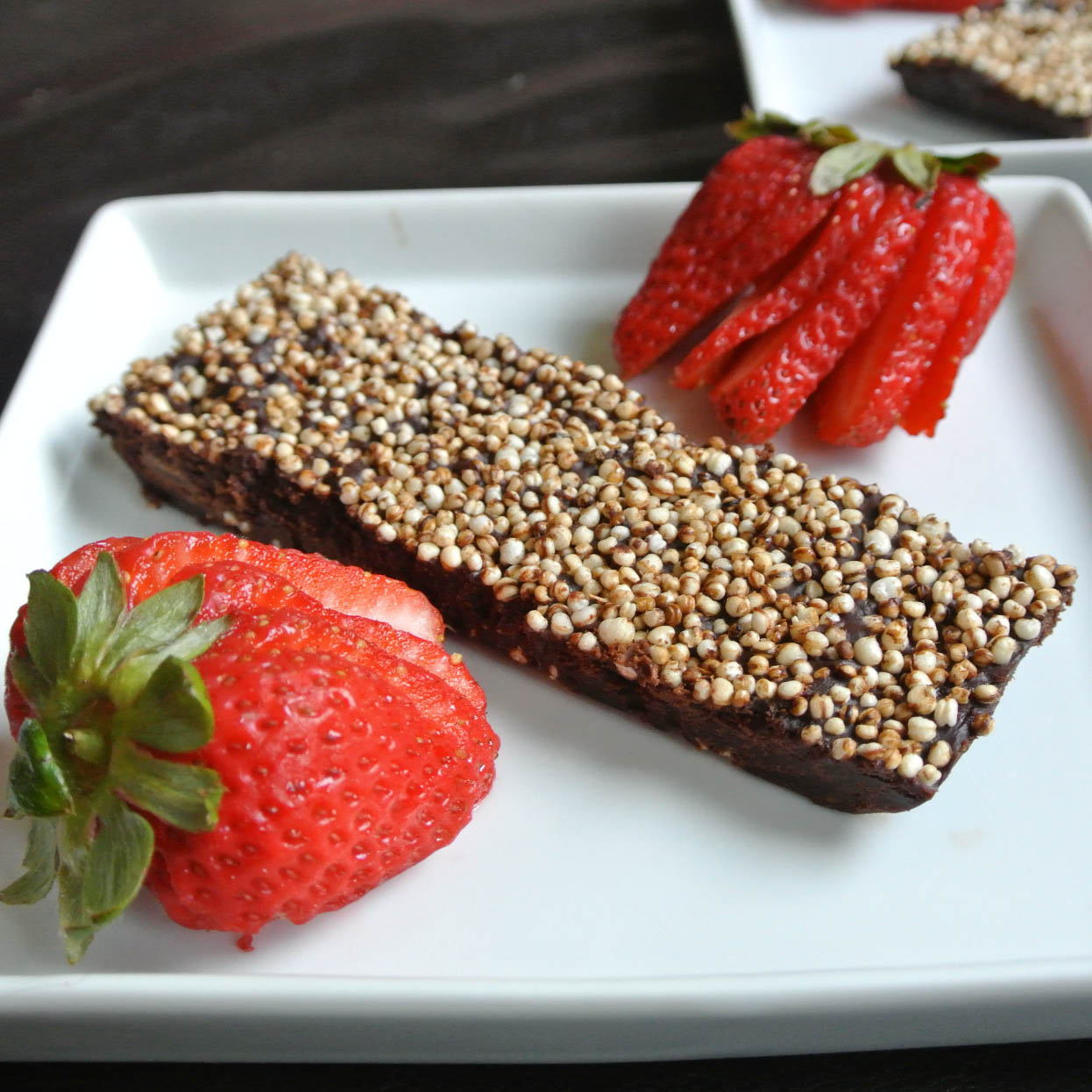 Mom, What's For Dinner? Chocolate Quinoa Puff Bars