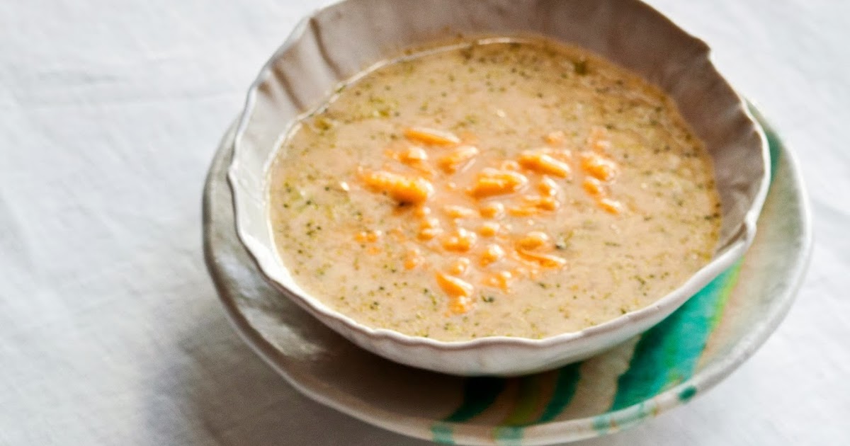 Adirondack Baker HEALTHY Broccoli Cheddar Soup from Ellie Krieger!