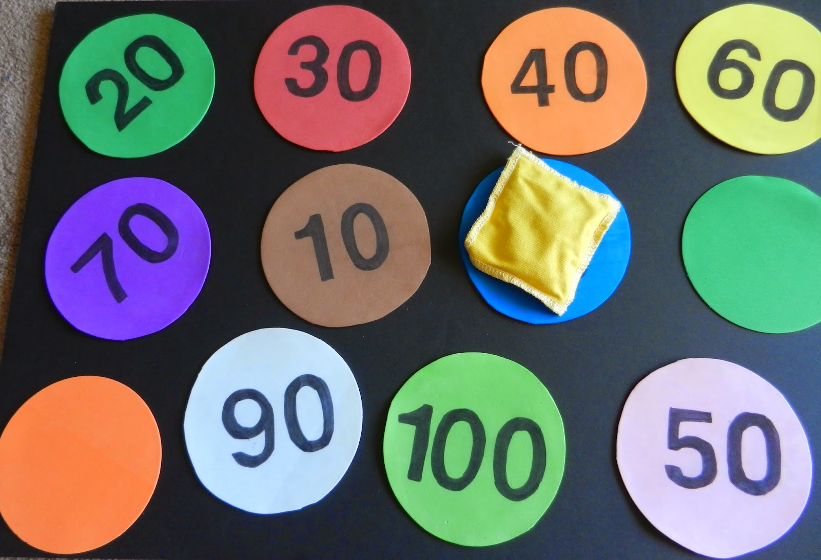 Music and Spanish Fun Bean bags and number fun