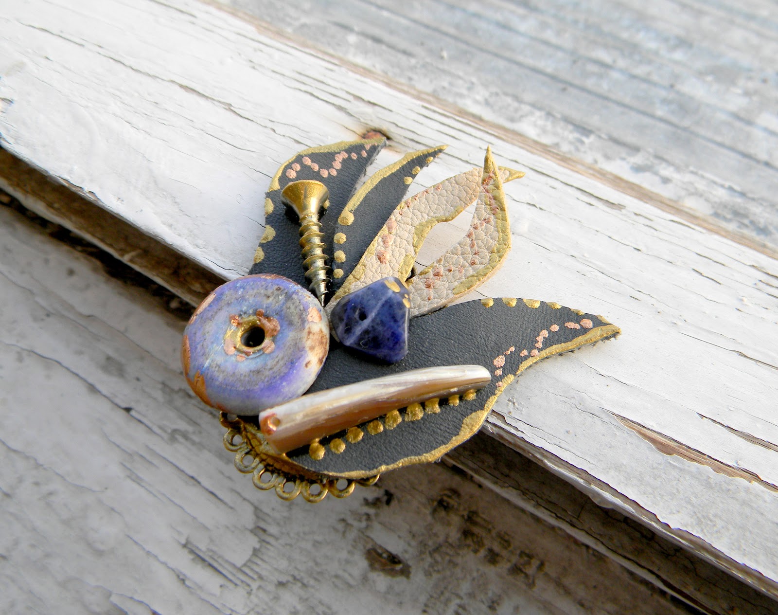 Handmade Ring Steampunk Eclectic Jewelry