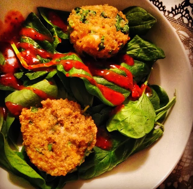 The Quinoa Blonde "Nothing Fancy" Quinoa Omelette Bites