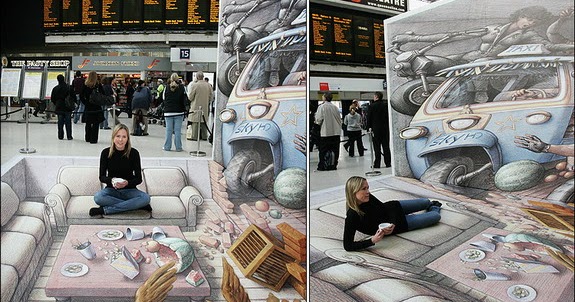 25 mind-bending optical illusion paintings 3D Optical illusions Art Pictures and Eye Magic Images