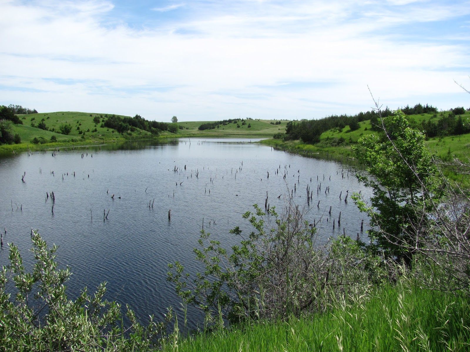 Kayaking the Lakes of South Dakota Lake Menno late spring 2013