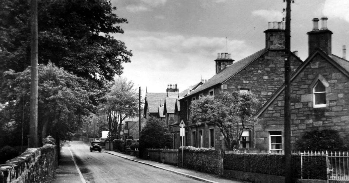 Tour Scotland Photographs Old Photograph Blairgowrie Road Coupar Angus Perthshire Scotland