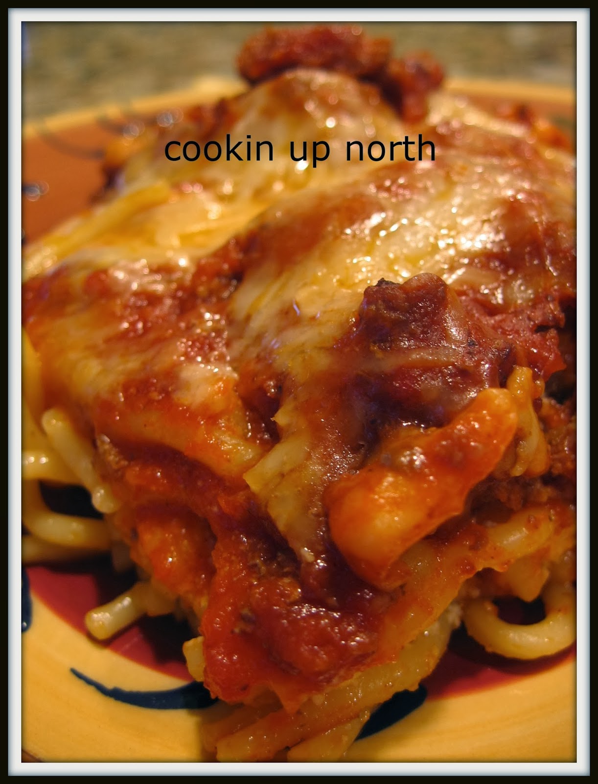 cookin' up north Spaghetti Pie Casserole