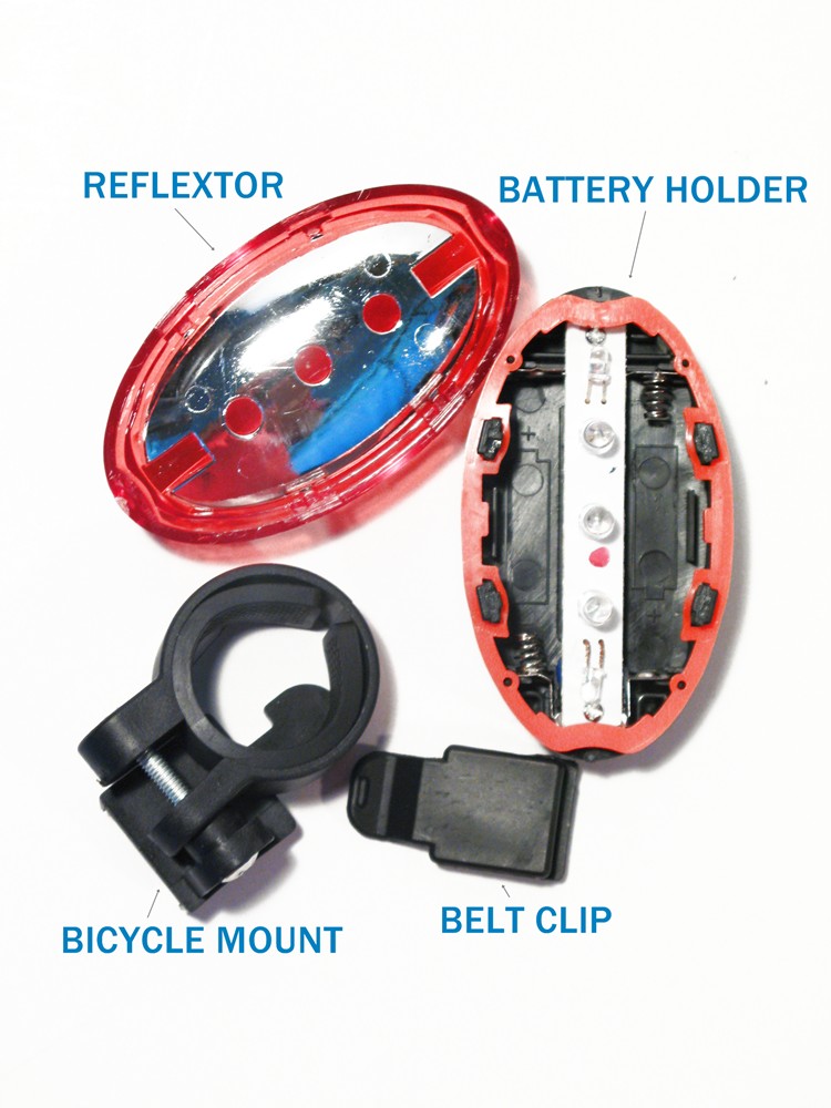 YAYA STORE (E004) Bicycle head and tail light set