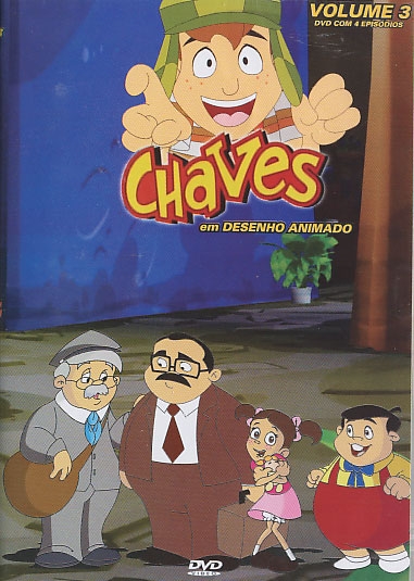 DVD Chaves em desenho animado