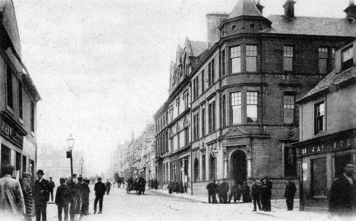 Tour Scotland Photographs Old Photographs High Street Johnstone Scotland