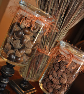 See my Fabulous Fall Filler Ideas for apothecary jars!