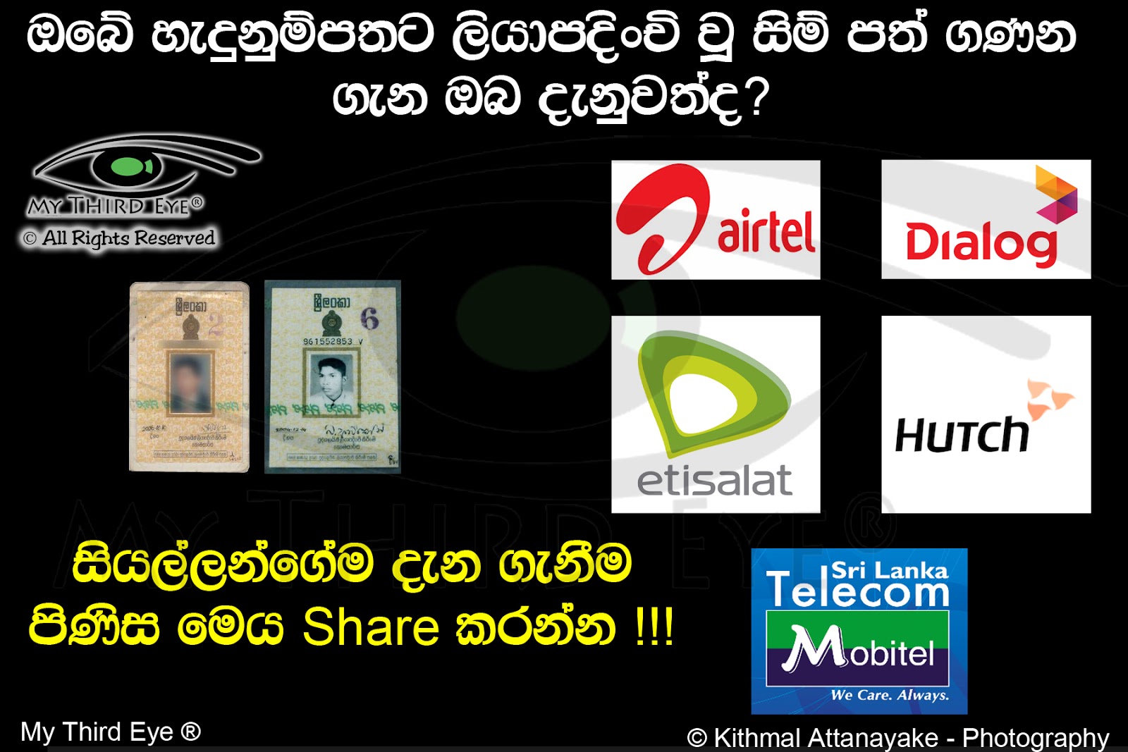 Beyond Through The Lens NIC & Sim Cards