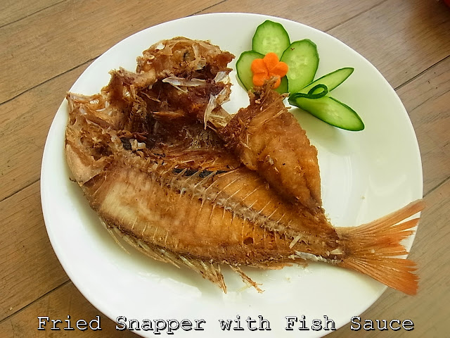 Fried Red Snapper with Fish Sauce