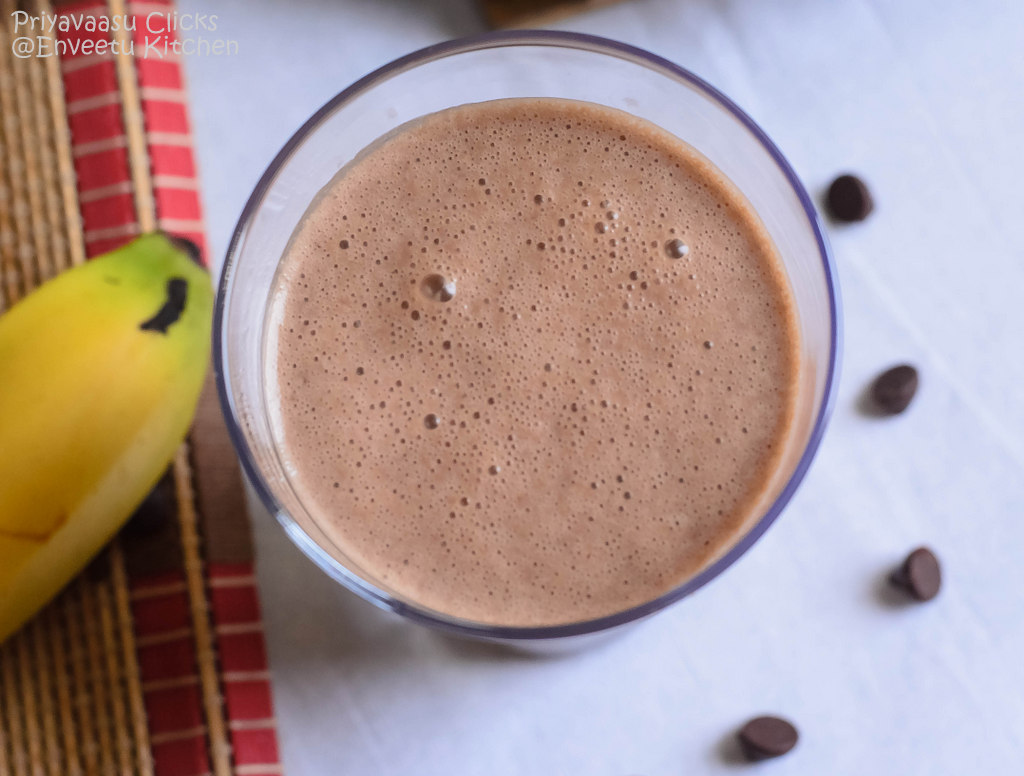Banana Nutella Smoothie I Camp in my Kitchen