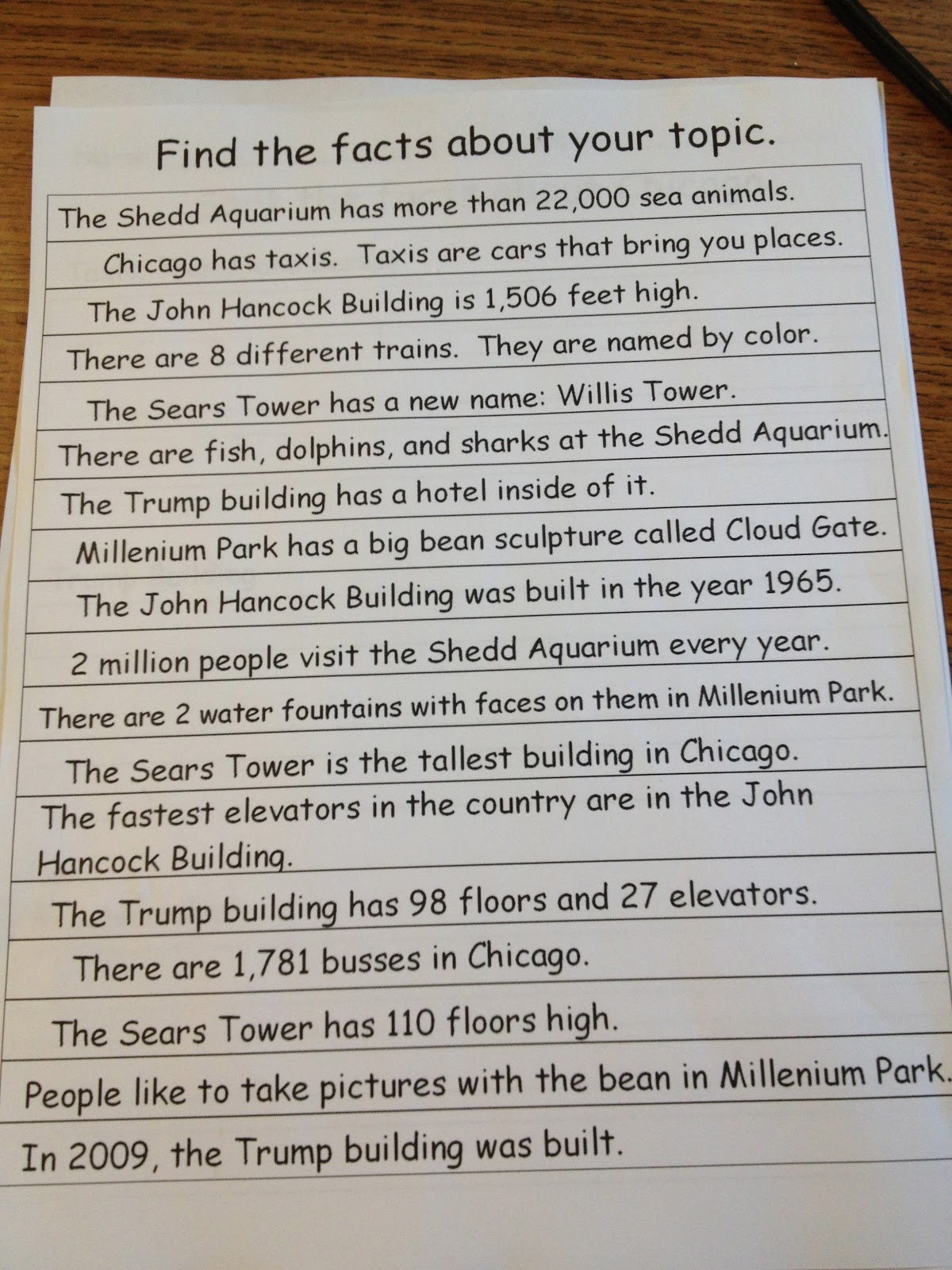 Sears tower research paper