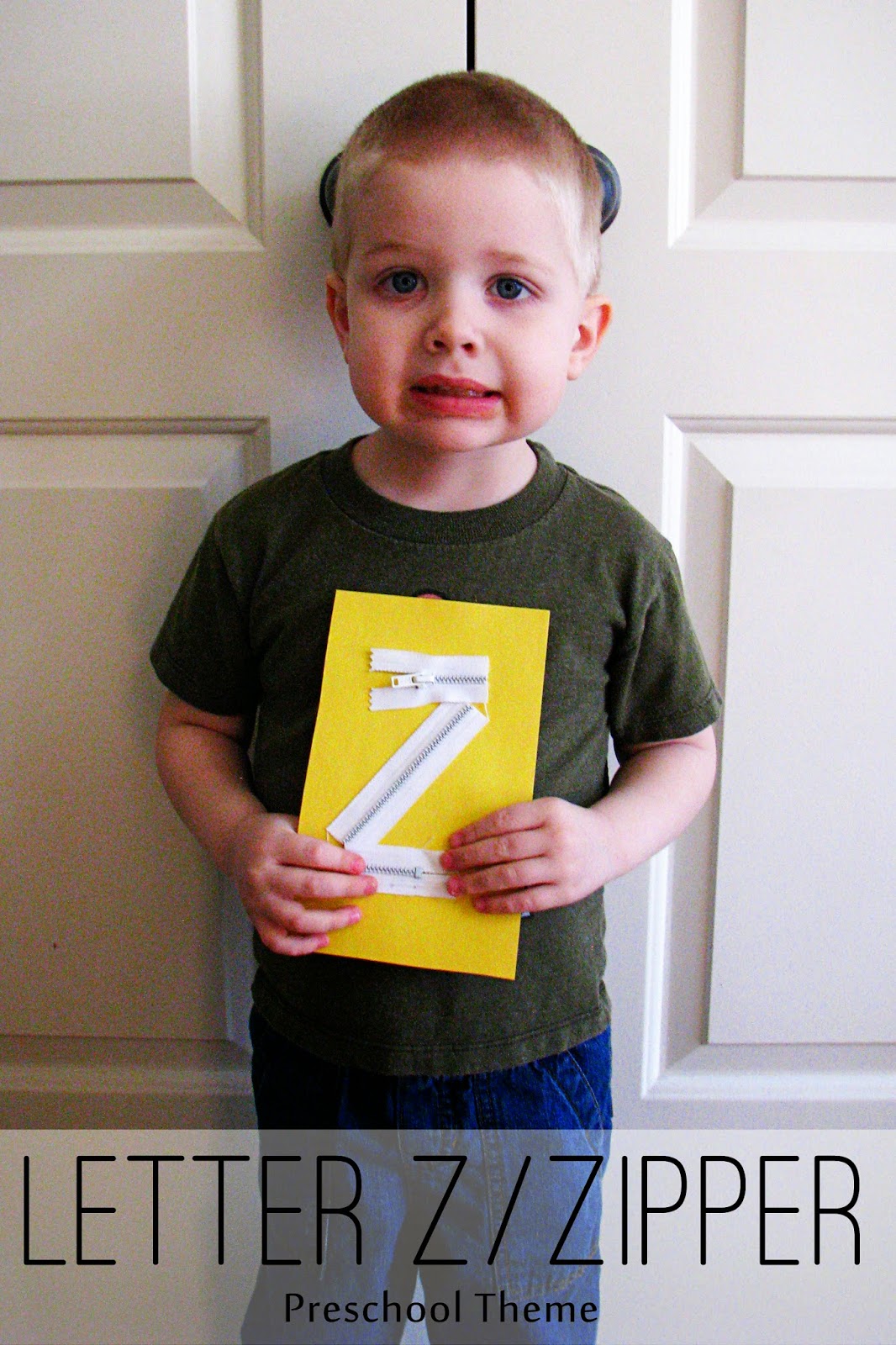 Mommy's Little Helper Letter Z/Zipper Preschool Theme