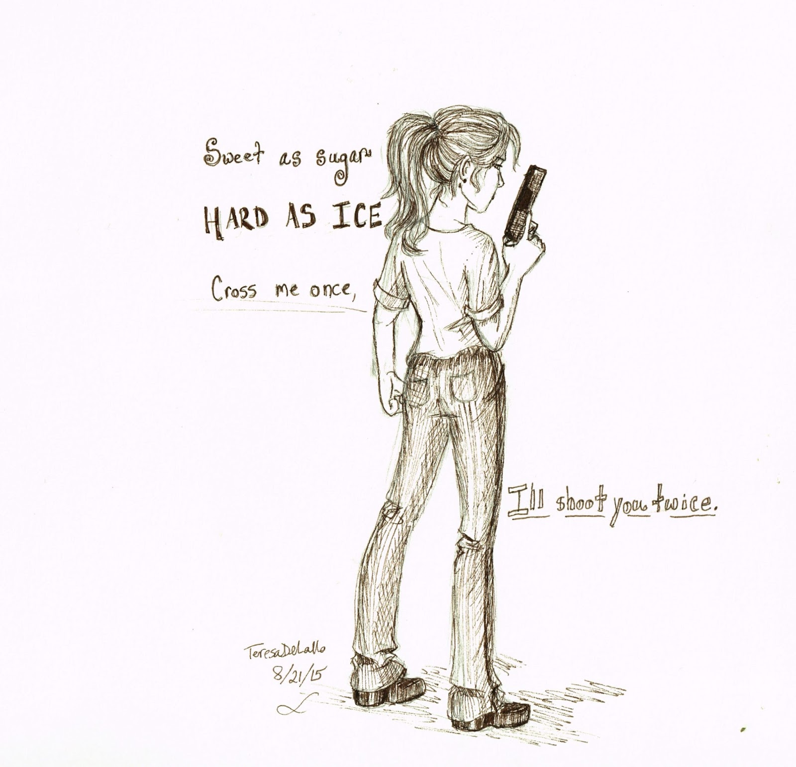 Occasional Randomness: Picture Saturday-- I try not to draw Phantom