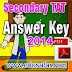 Secondary TAT-2014 Official Answer key Declared
