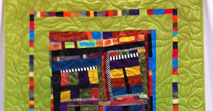 jeanannquilts Birmingham Quilt Show  strip pieced quilts