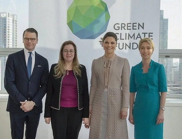 Crown Princess Victoria of Sweden and Prince Daniel of Sweden visit at Seoul National Cemetery to South Korea