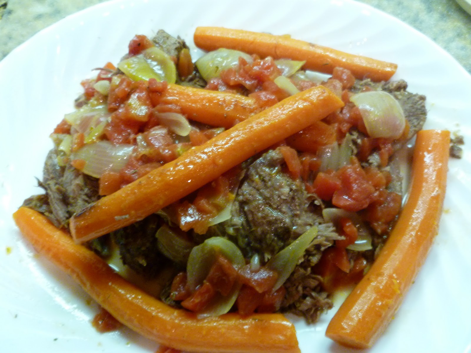 I Like to Bake and Cook Blog Braised Chuck Roast with wine and tomatoes!