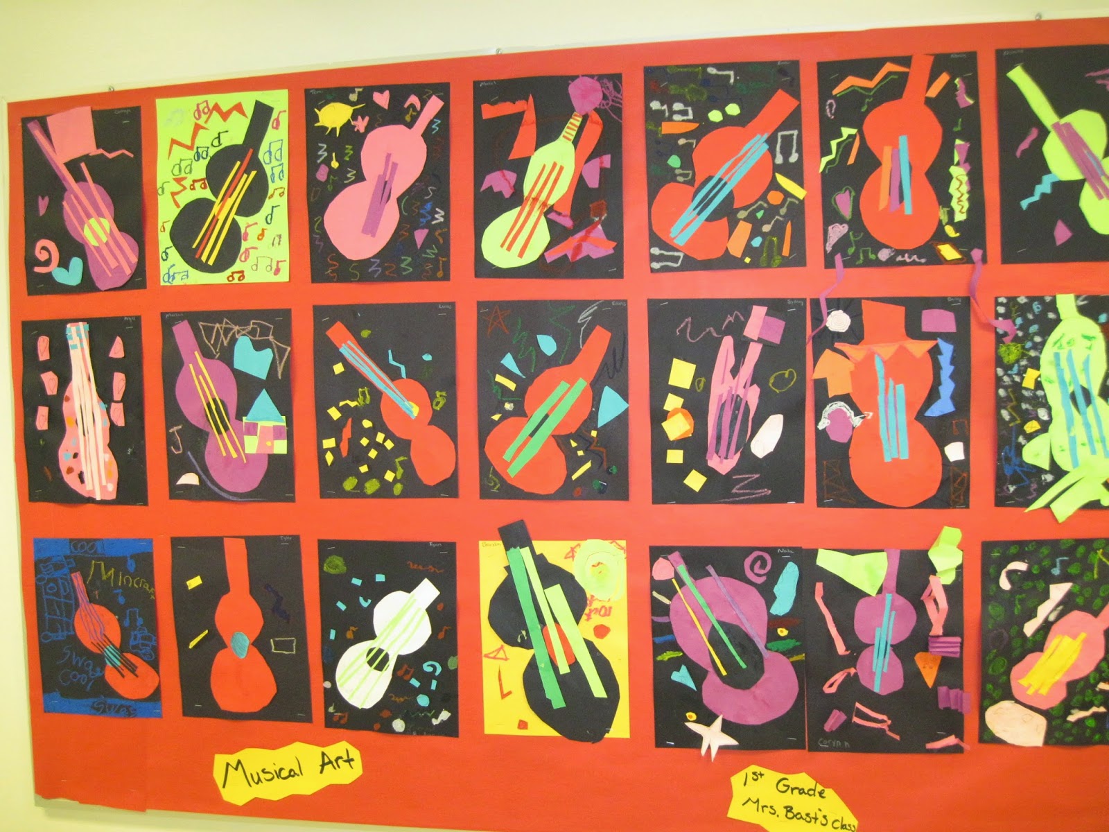 Lines, Dots, and Doodles Musical Art, 1st grade