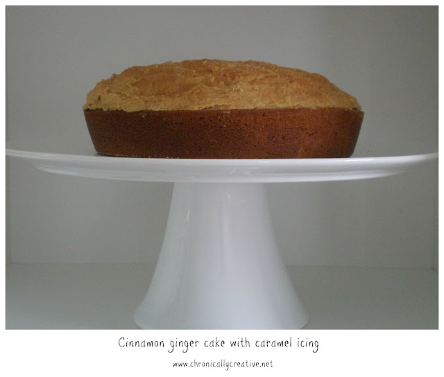Cinnamon ginger cake with caramel icing Chapter Creativity