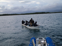 coming to the aid of a stranded boat