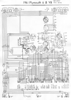 Free Auto Wiring Diagram: 1961 Plymouth Belvedere, Fury or ... 1967 belvedere wiring diagram 