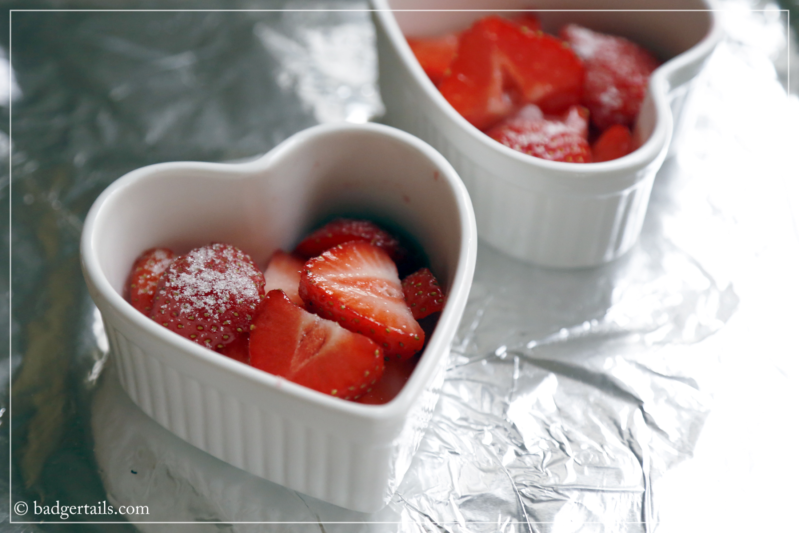 Mini Strawberry Crumble Recipe at Badgertails.com