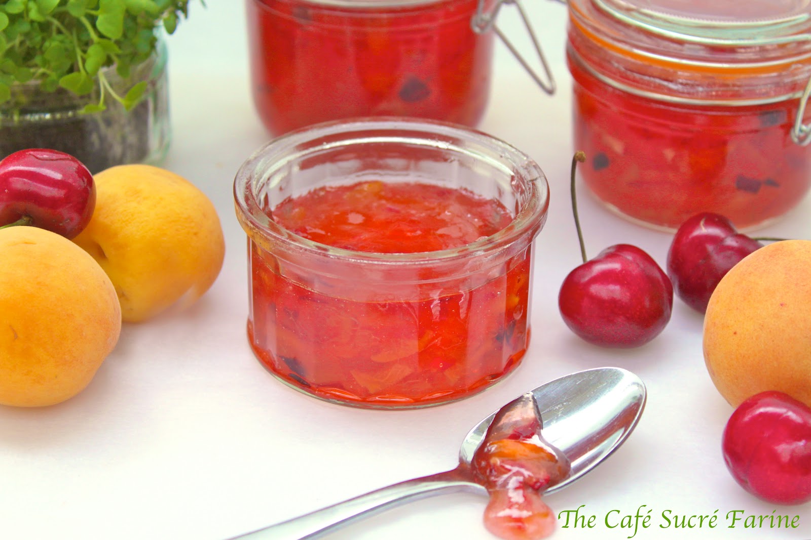 ApricotCherry Freezer Jam The Café Sucre Farine