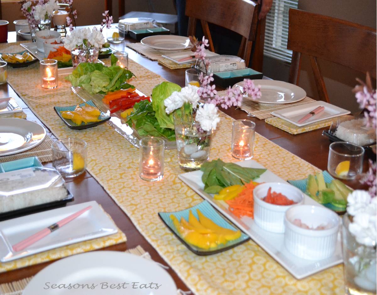 Season's Best Eats A Handmade Sushi Dinner Party