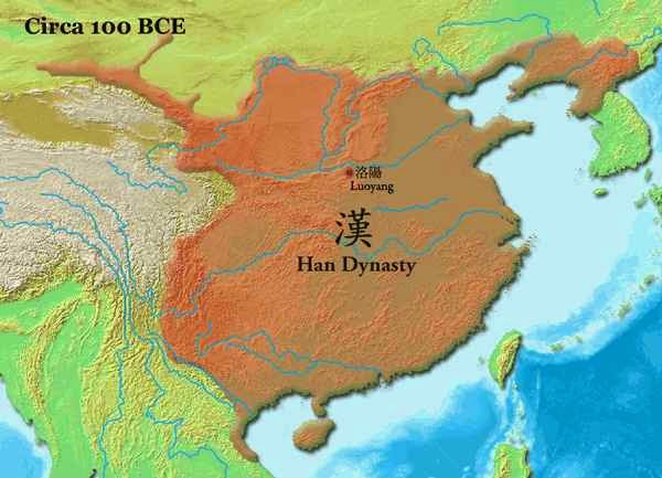 Peta Kekuasaan Dinasti Han