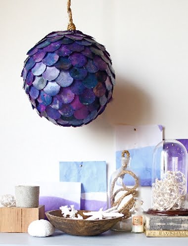 purple lamp