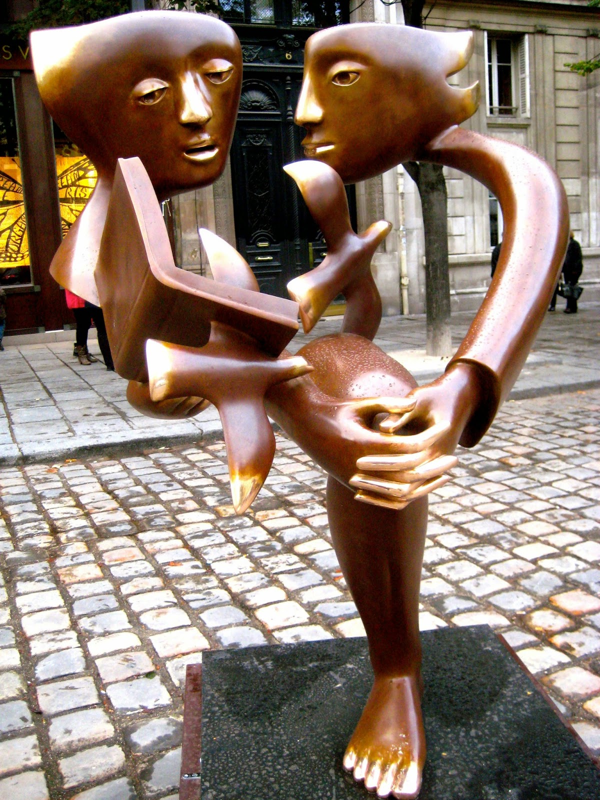 Street Sculptures On The Streets Of St. Germain