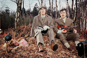 Peter Cook and Dudley Moore as Sherlock Holmes and Doctor Watson