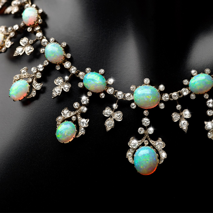 Marie Poutine's Jewels & Royals Some Opal Necklaces