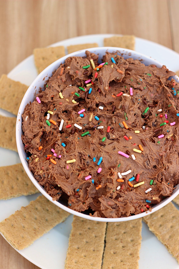 Funfetti Chocolate Cookie Dough Dip Whats Cooking Love?
