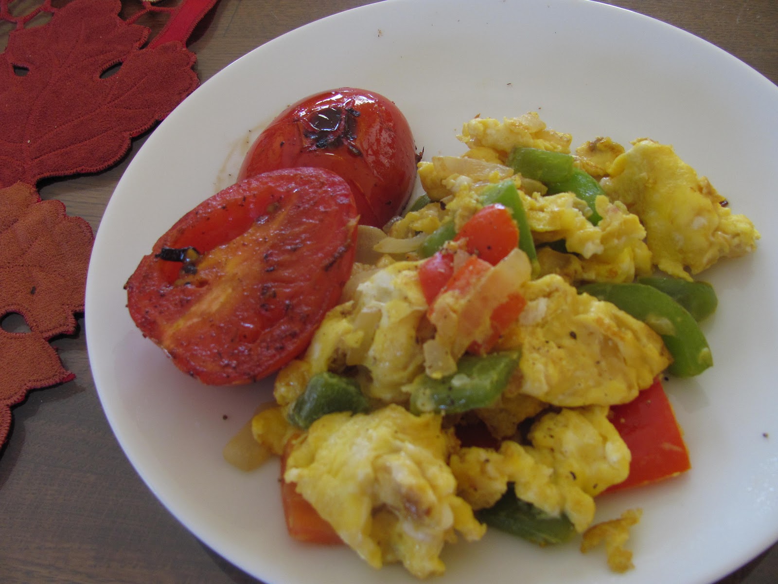 Eggs with Peppers and Onions