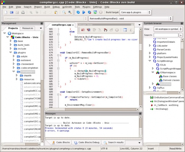 intel c compiler codeblocks