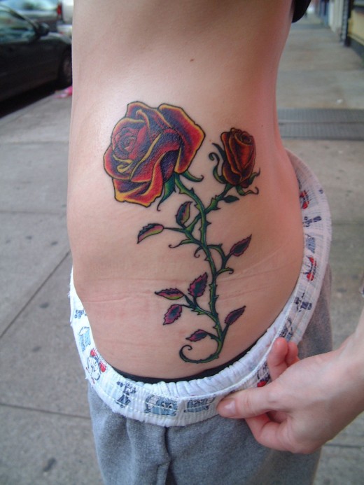 Rose Tattoo Design 2011 for Women