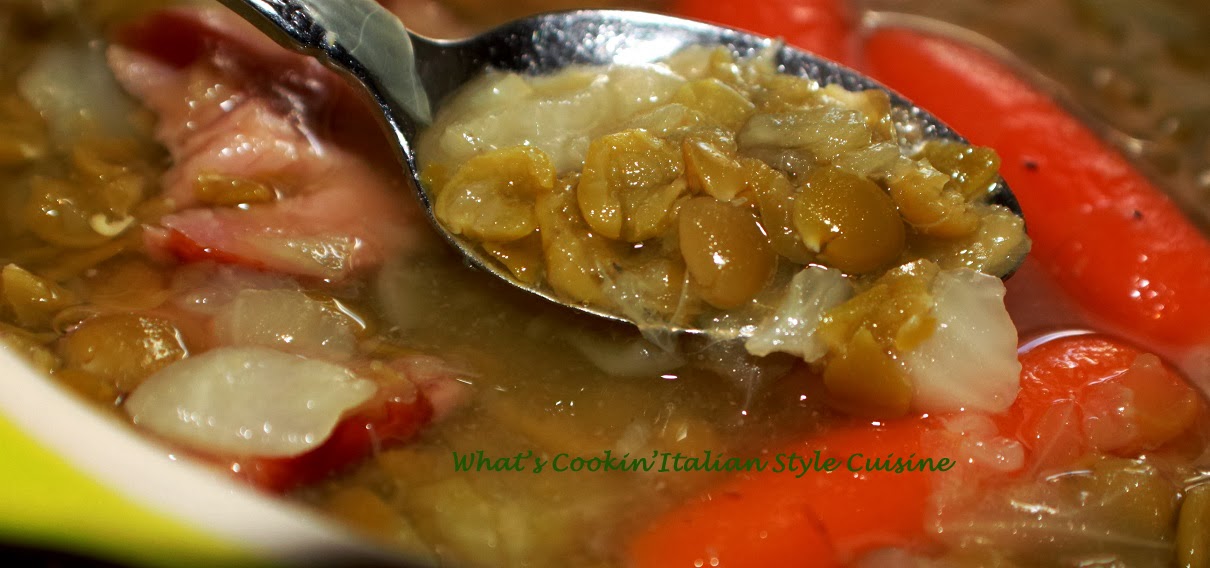 Split Pea Cabbage and Ham Soup Video Recipe What's Cookin' Italian