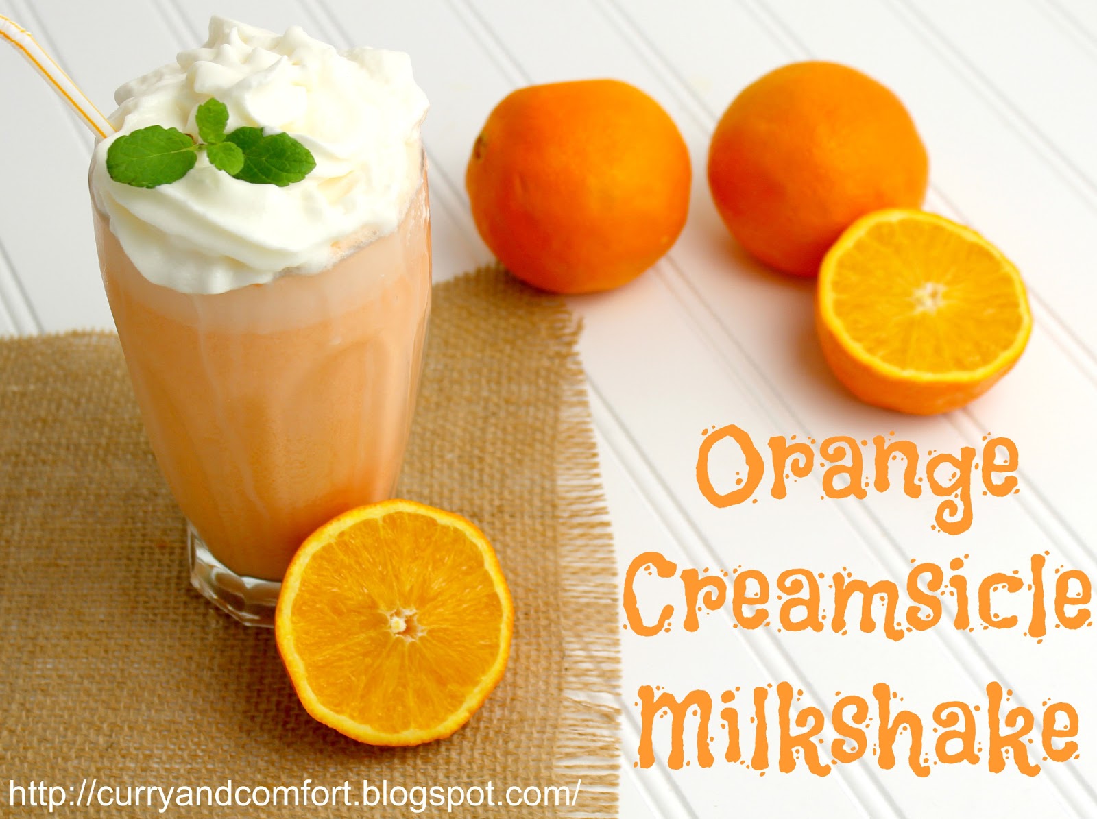 Kitchen Simmer Orange Creamsicle Milkshake