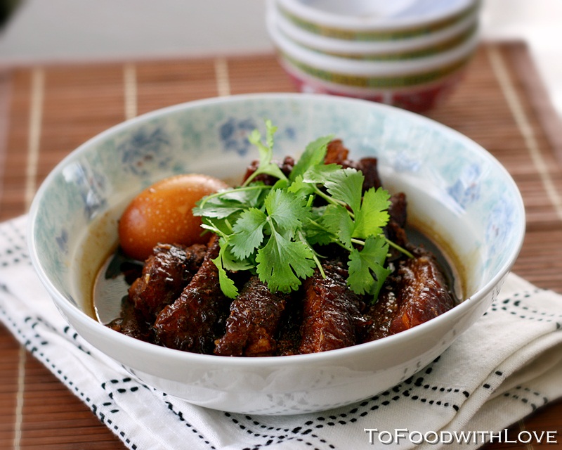 To Food with Love Twicecooked Braised Pork Belly (Kong Bak)