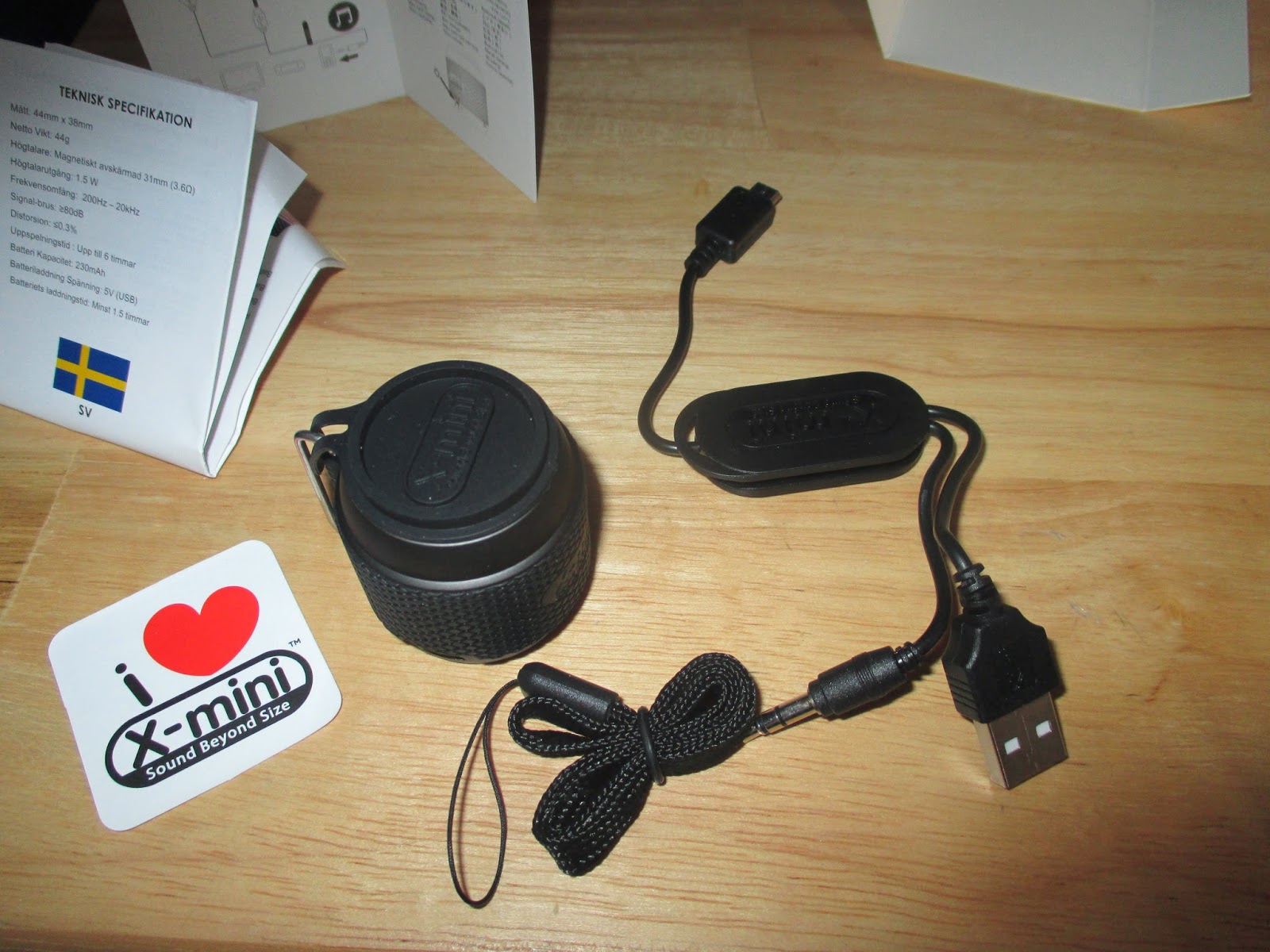 x mini thumb size speaker