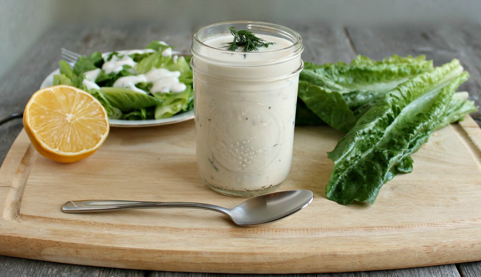 Hungry Couple Creamy Lemon Dill Dressing From a Barking Dog