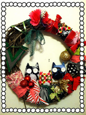 Christmas wreath, designing a twig wreath
