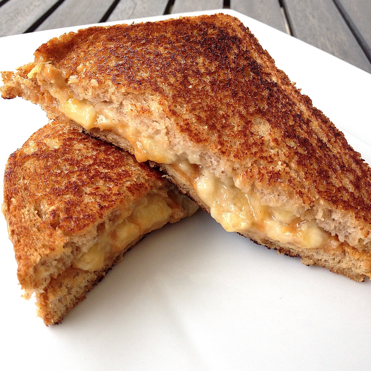 Ça C'est Bon . . . Grilled PB & Banana Sandwich