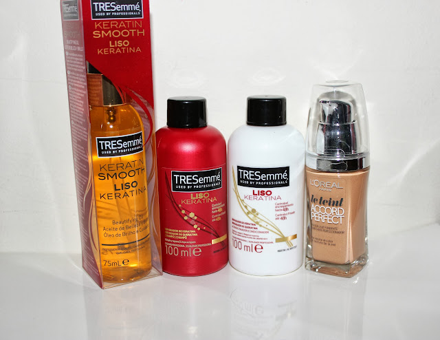 Liso Keratina, da TRESemmé e Accord Perfect, da L'Oréal Paris