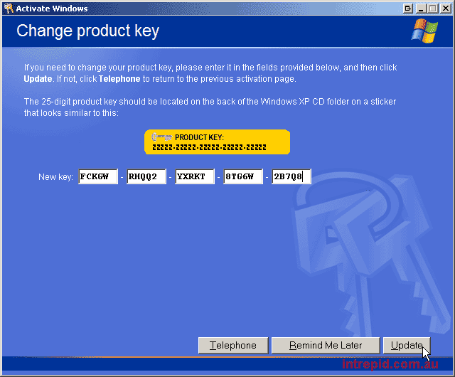 Keygen For Windows XP, Vista, & 7
