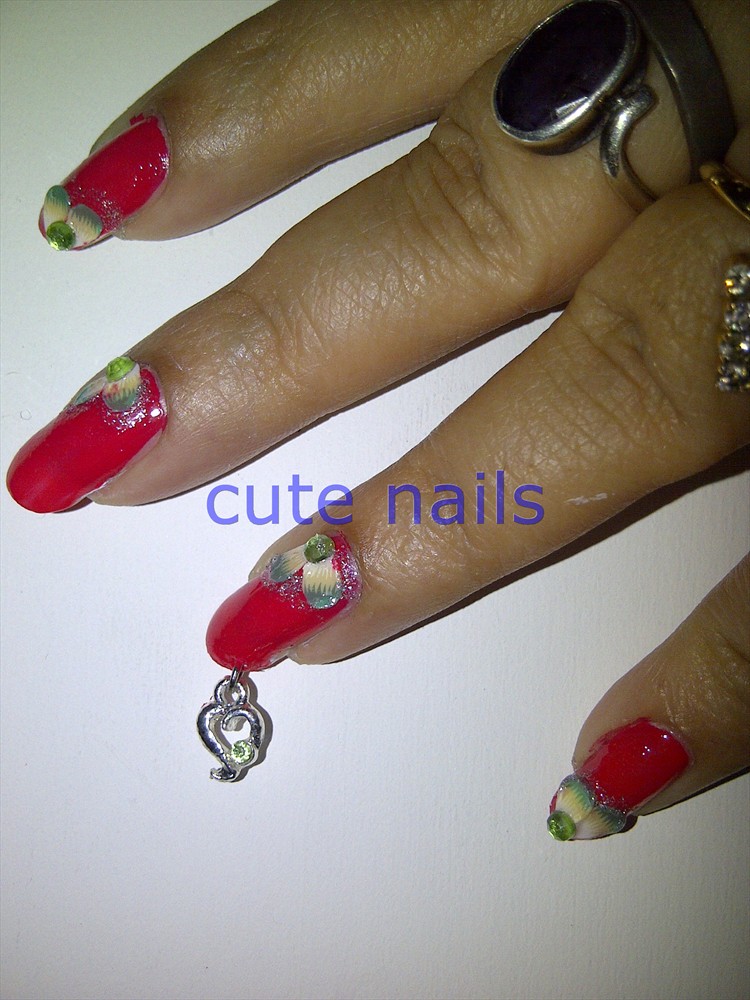 Cute nails NAIL PIERCING NAIL ART